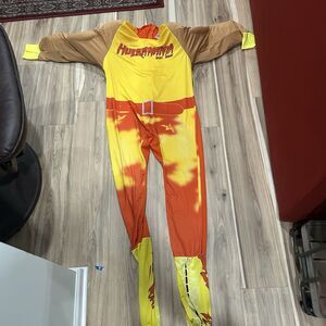 Morph Costumes Hulk Hogan WWE XL Adult Jumpsuit Wrestling Halloween